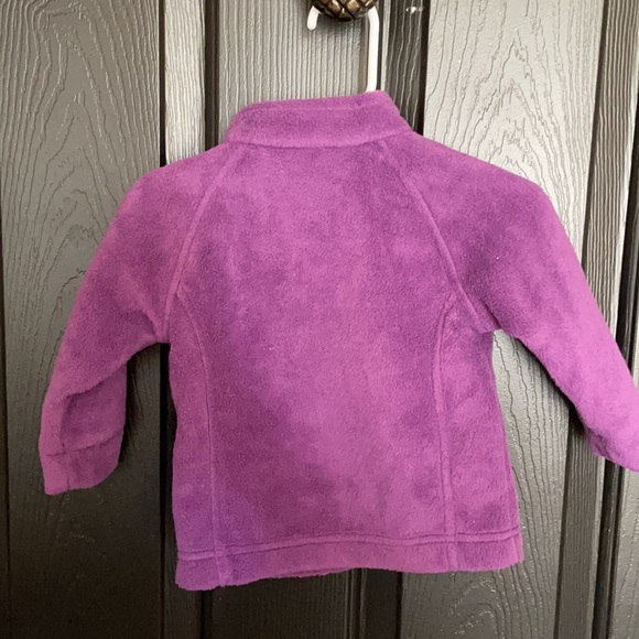 Purple Columbia fleece 6-12 months - Picture 2 of 3